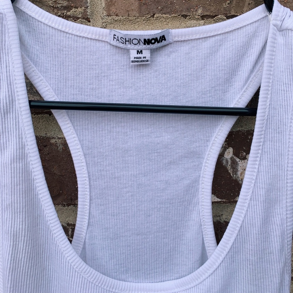 White Razorback Tank Top - Picture 4 of 6